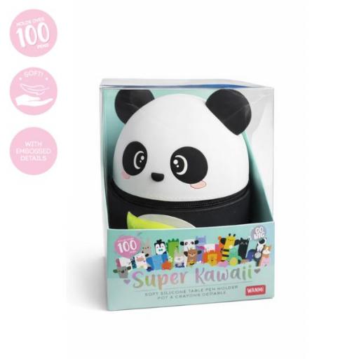 Estuche Super Kawaii de Silicona Panda de Legami [5]