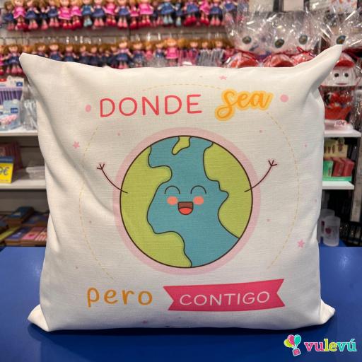 "Cojin dónde sea pero contigo"