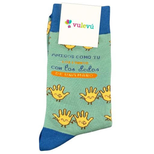 Calcetín "Amigos como tú..."