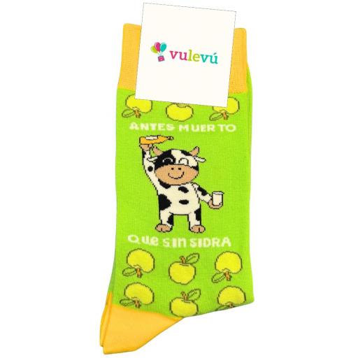 Calcetín "Antes Muerto que sin Sidra"