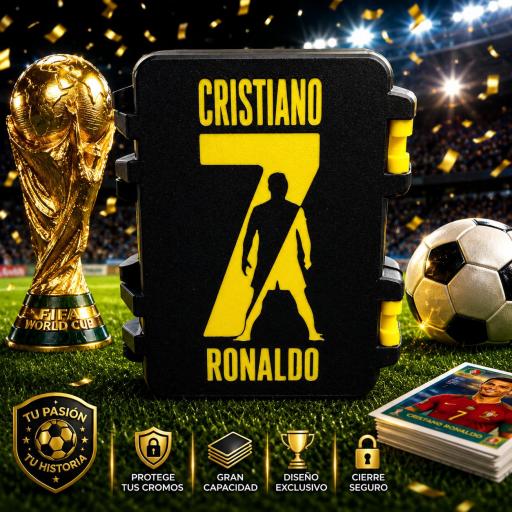 Caja para Cromos Mundial Ronaldo CR7