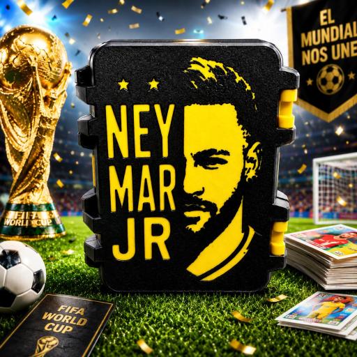 Caja para Cromos Mundial Neymar Jr