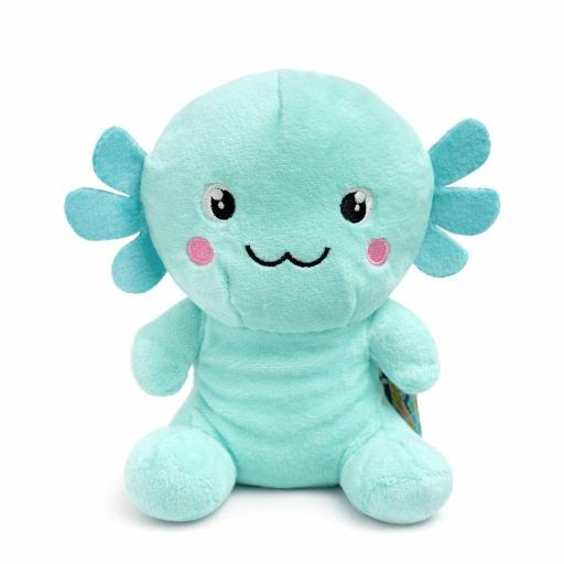 Peluche Ajolote/Axolote Aguamarina