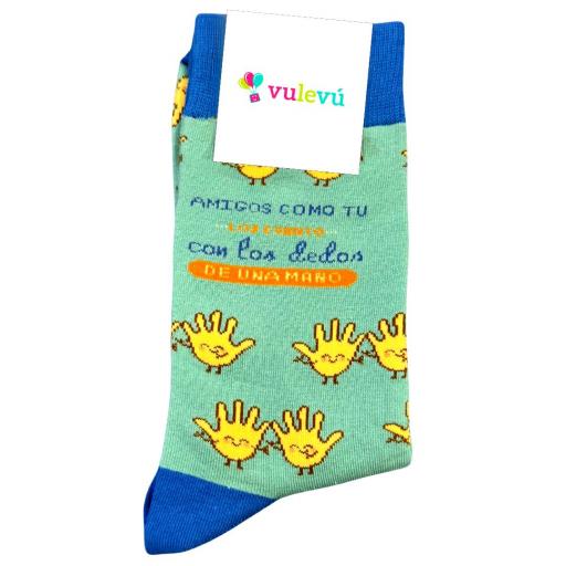 Calcetín "Amigos como tú..."