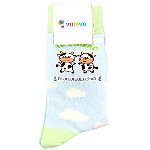 Calcetín "Te quiero Muuuuuucho"