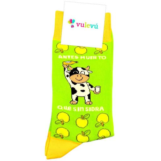 Calcetín "Antes Muerto que sin Sidra"