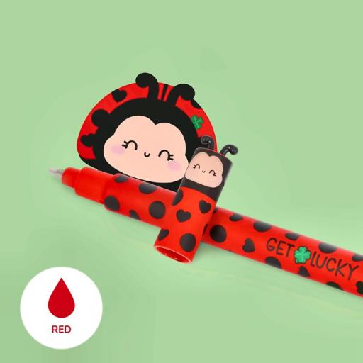 Bolígrafo de Gel Borrable Ladybug (Mariquita) de Legami [2]