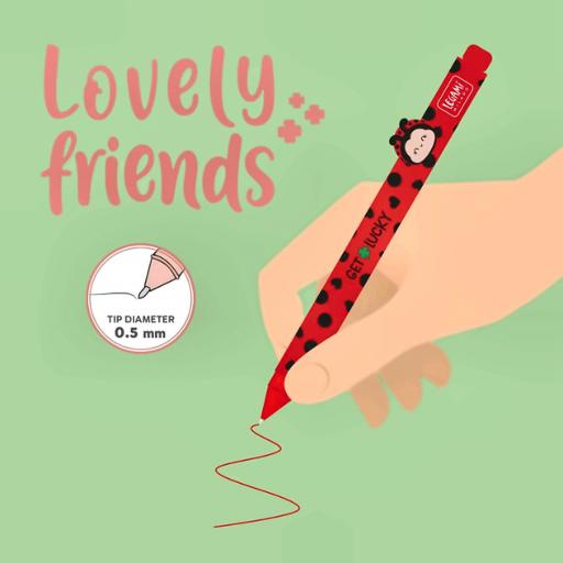 Bolígrafo de Gel Lovely Friends Ladybug (Mariquita) de Legami [3]