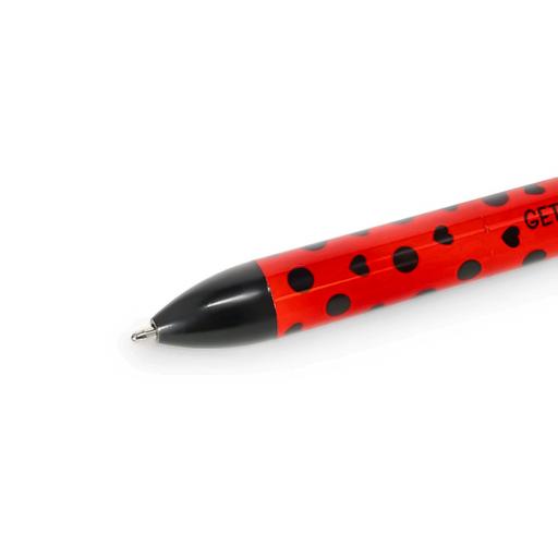 Bolígrafo de Dos Colores Click&Clack Ladybug (Mariquita) Legami [1]