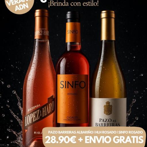 Pack Verano ADN – 3 vinos premium por 28,90 € con envío GRATIS [0]