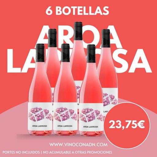 Lote 6 botellas Aroa Larrosa 