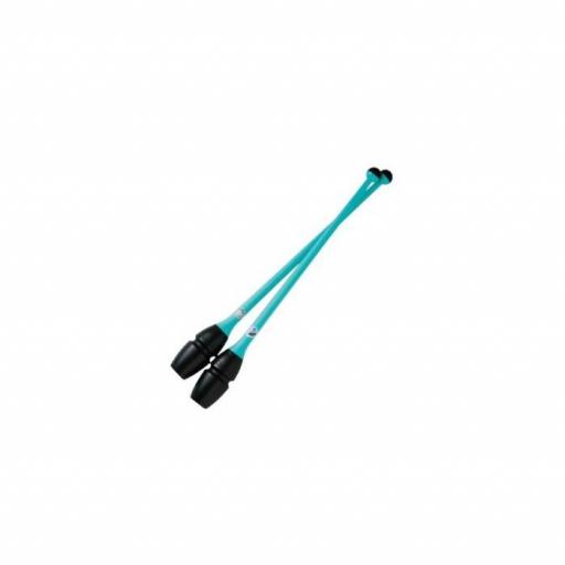 Mazas Chacott 41cm enlazables, Black-Sea Green (134)