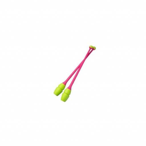 Mazas Chacott 41cm enlazables, Yellow- Pink (343)