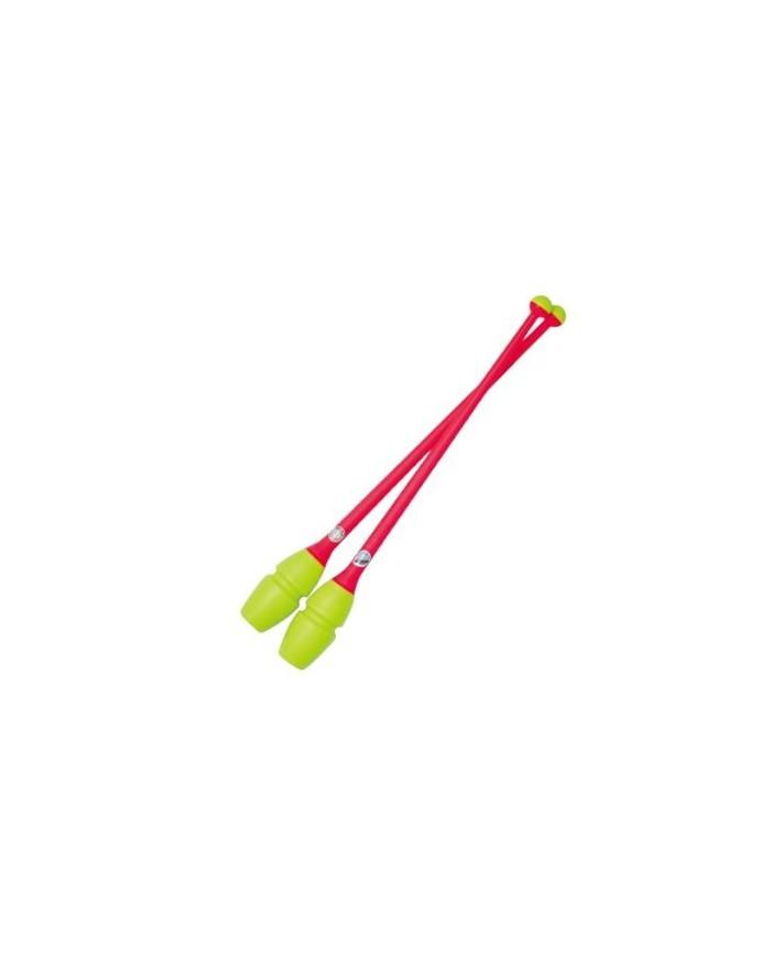 Mazas Chacott 41cm enlazables, Yellow- Coral (350)