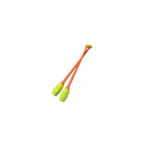 Mazas Chacott 41cm enlazables, Yellow- Orange (383)
