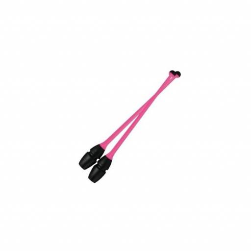 Mazas Chacott 41cm enlazables, Black- Pink (143)