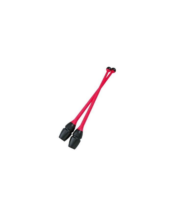 Mazas Chacott 41cm enlazables, Black- Coral (150)
