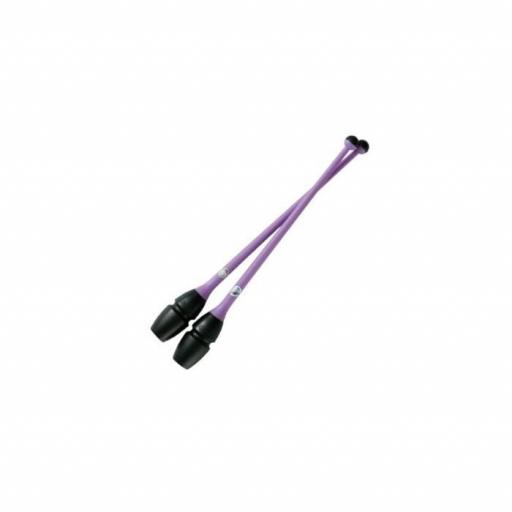 Mazas Chacott 41cm enlazables, Black- Purple (177)