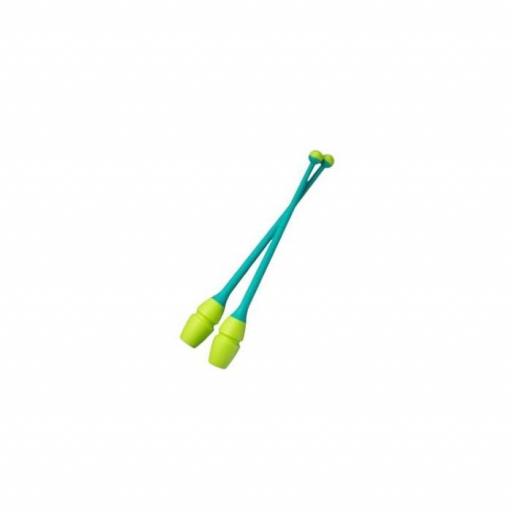 Mazas Chacott 41 cm enlazables, Yellow- Sea Green (334)