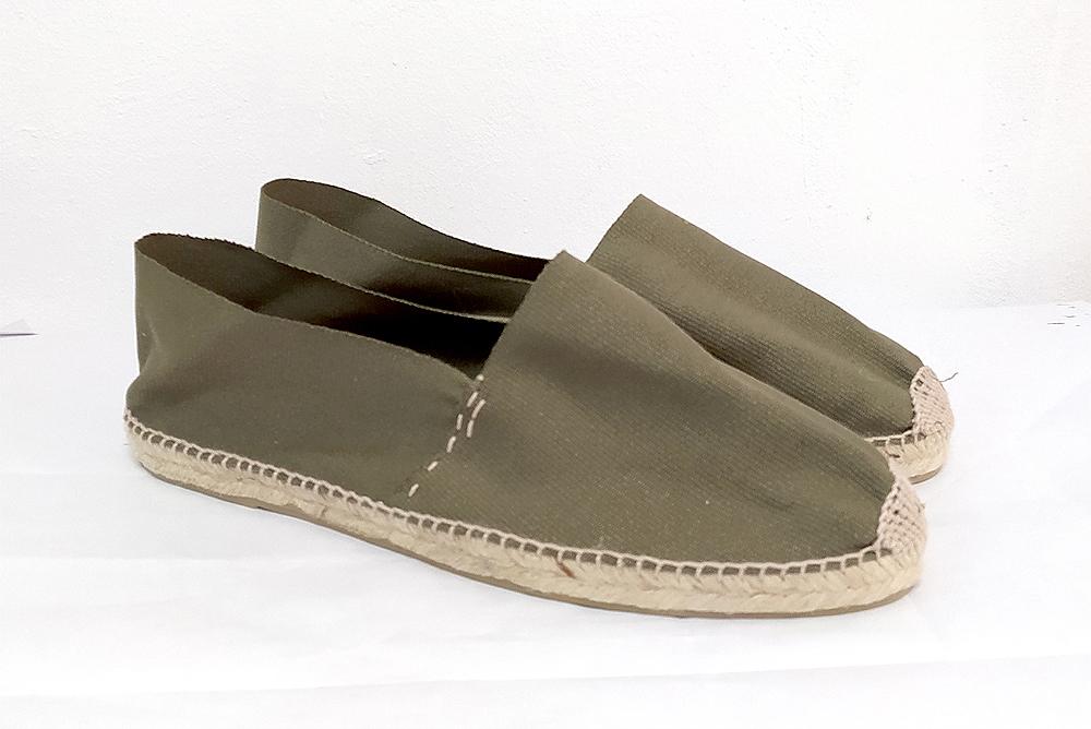 Alpargatas verde kaki