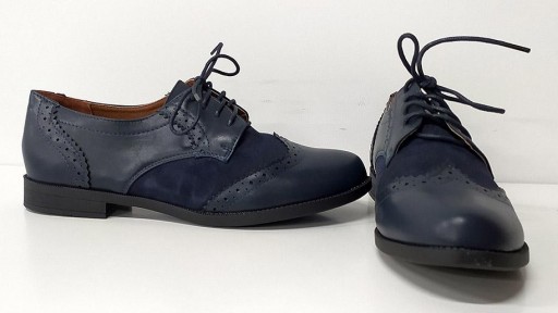 Blucher picado azul marino [2]
