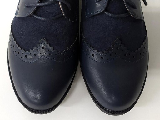 Blucher picado azul marino [1]