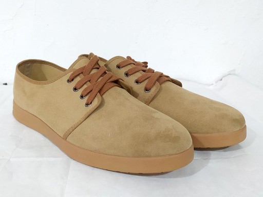 Zapatilla casual cordones beige [0]