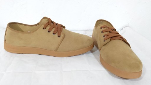 Zapatilla casual cordones beige [3]