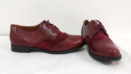 Blucher picado burdeos [1]