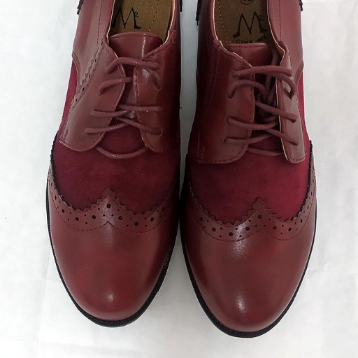 Blucher picado burdeos [2]