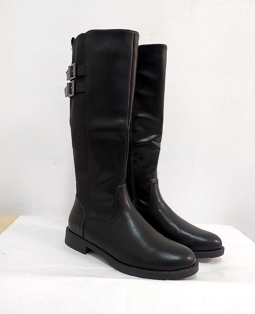 Bota alta negra
