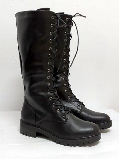 Bota militar caña alta [0]