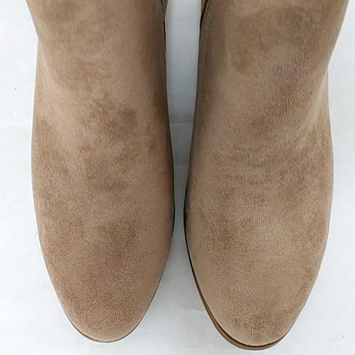 Botín tacón ante beige [2]