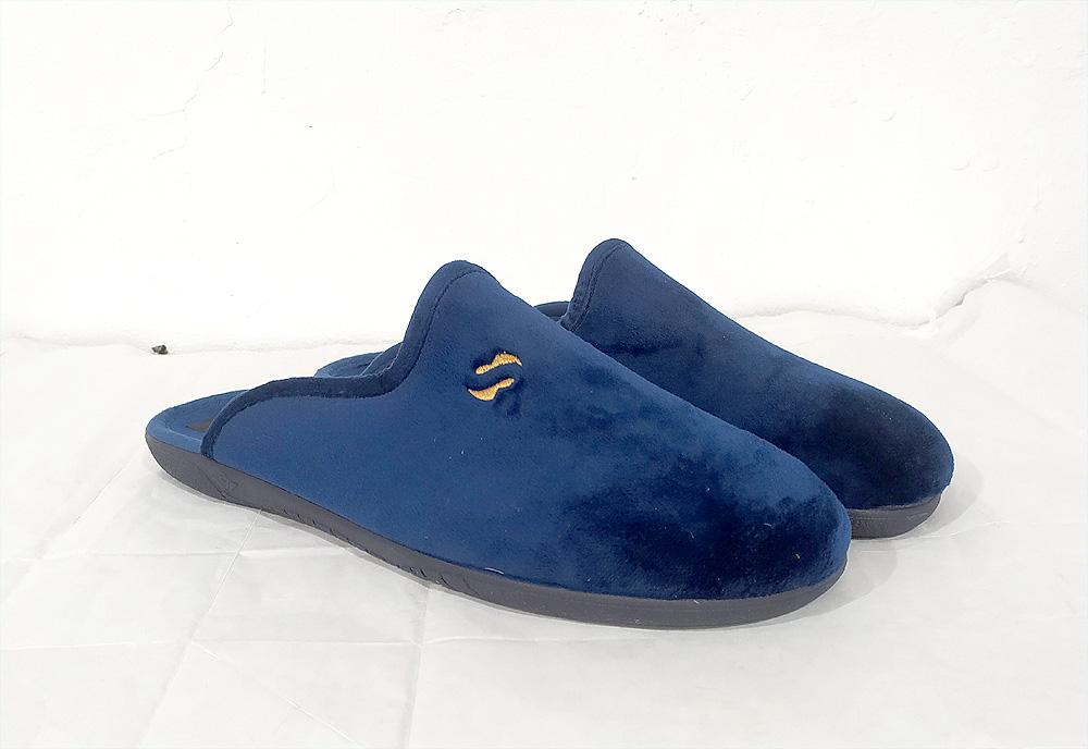 Chinela goma azul