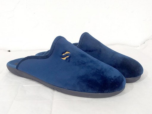 Chinela goma azul [0]