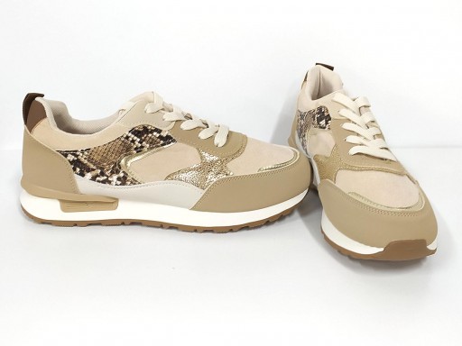 Deportiva serpiente beige [1]