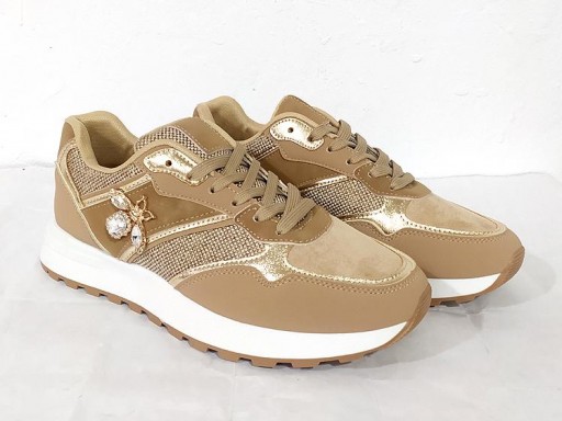 Deportiva mariposa kaki [0]