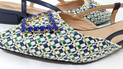 Destalonado trenzado azul [2]