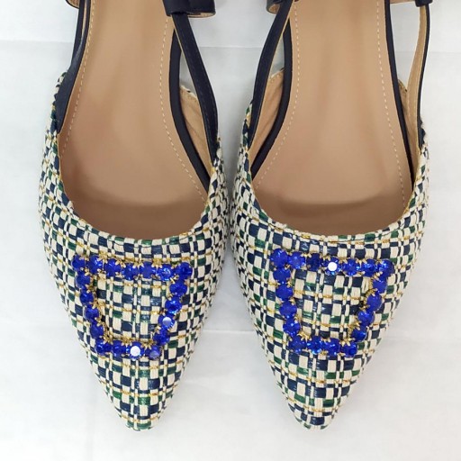 Destalonado trenzado azul [3]