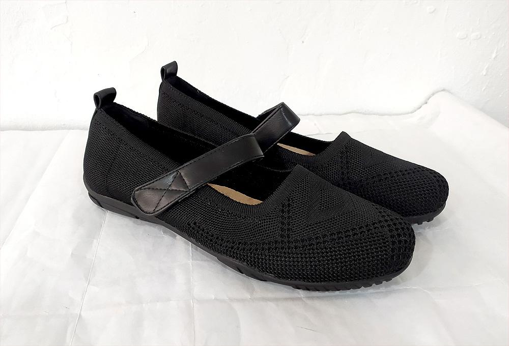 Merceditas textil negro