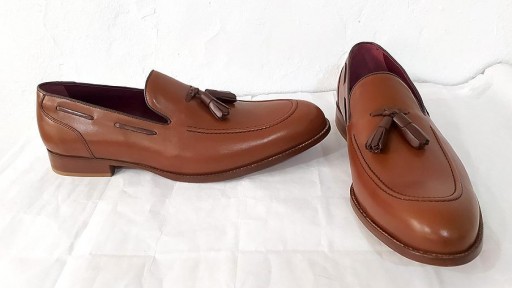 Mocasín borlas cuero [1]