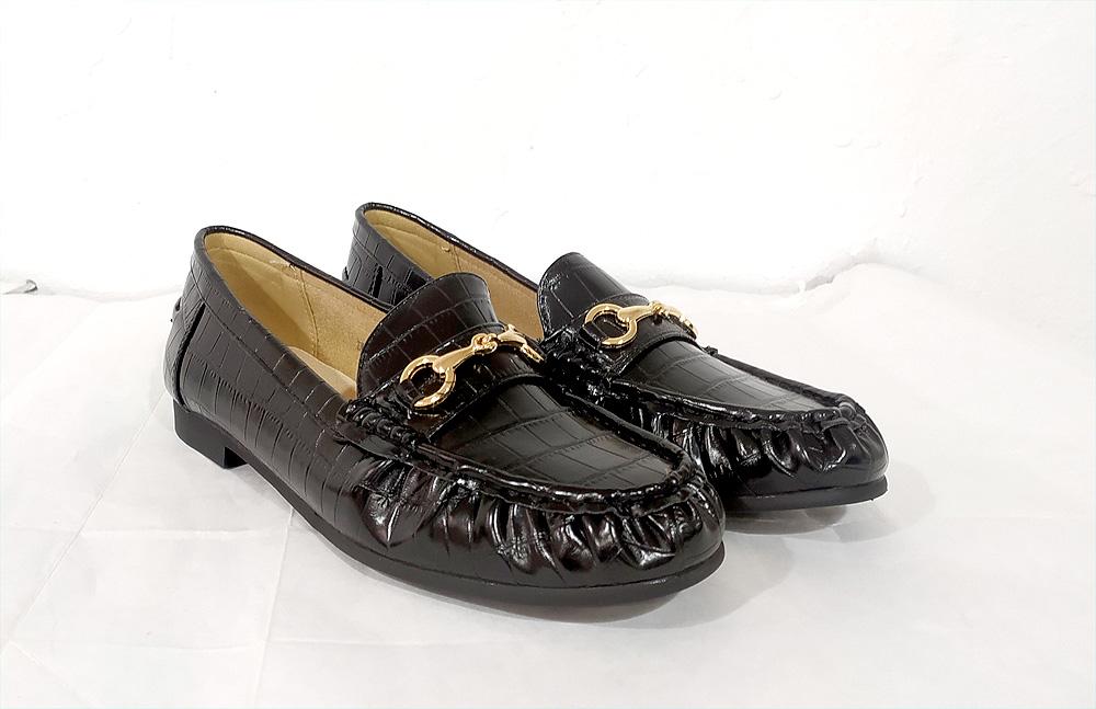 Mocasín coco negro