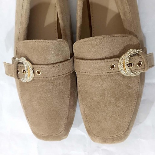 Mocasín pala alta beige [2]