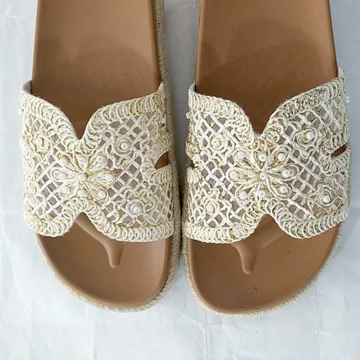 Mule crochet beige [2]