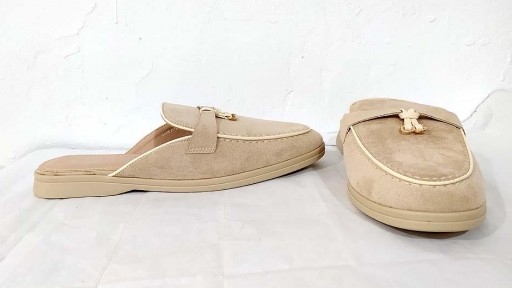 Mocasín destalonado beige [1]