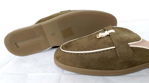 Mocasín destalonado verde miitar [2]