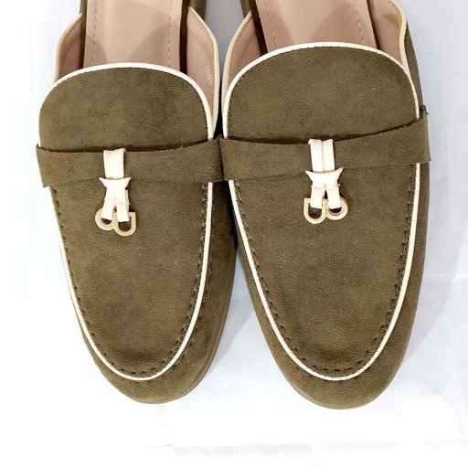 Mocasín destalonado verde miitar [3]