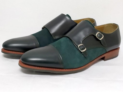 Zapato hebillas verde