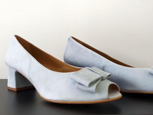 Peep toe ante cielo