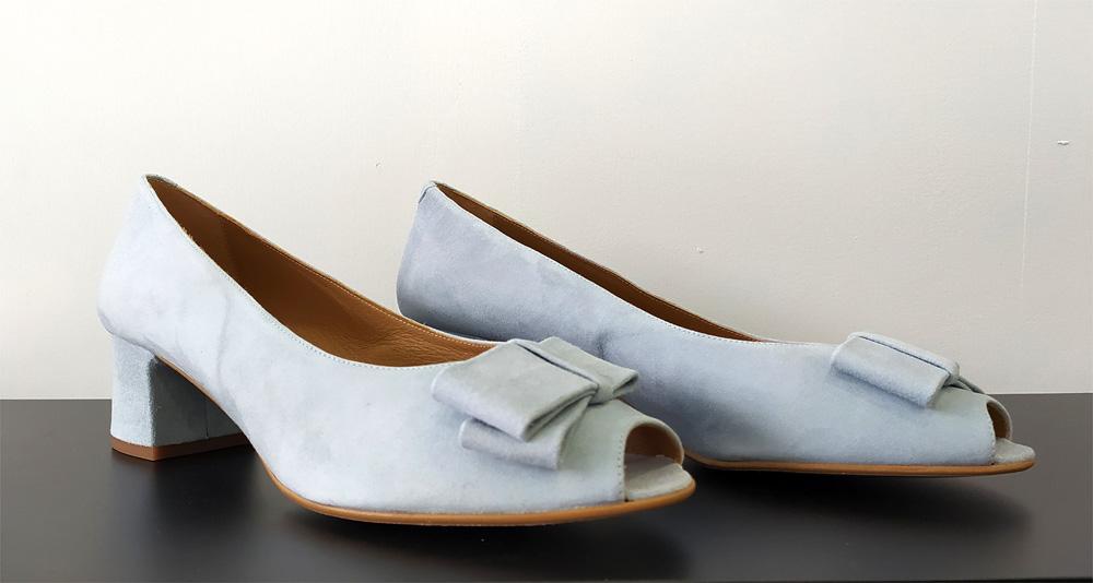 Peep toe ante cielo